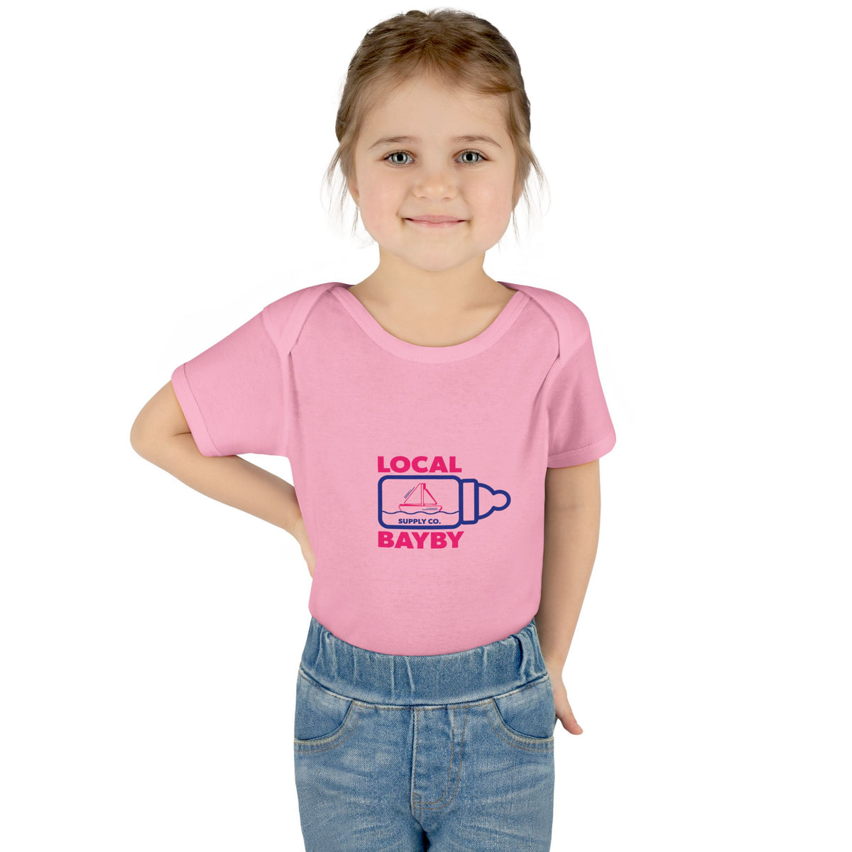 Pink Bayby Bottle Onsie