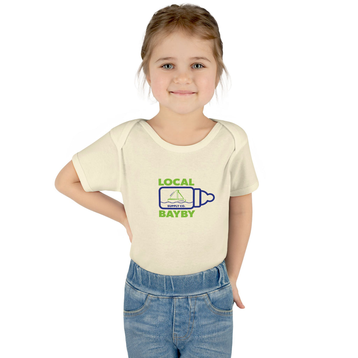 Lime Bayby Bottle Onsie
