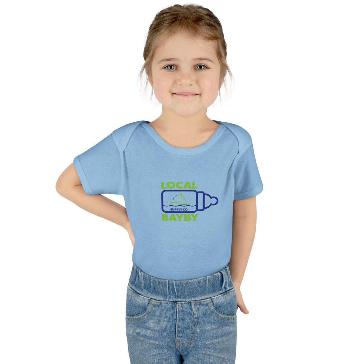 Lime Bayby Bottle Onsie
