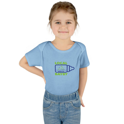 Lime Bayby Bottle Onsie