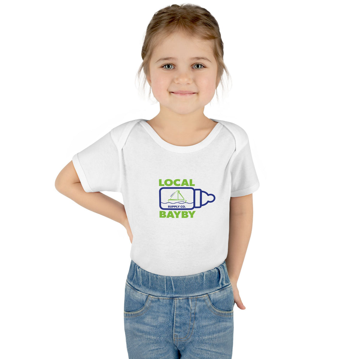 Lime Bayby Bottle Onsie