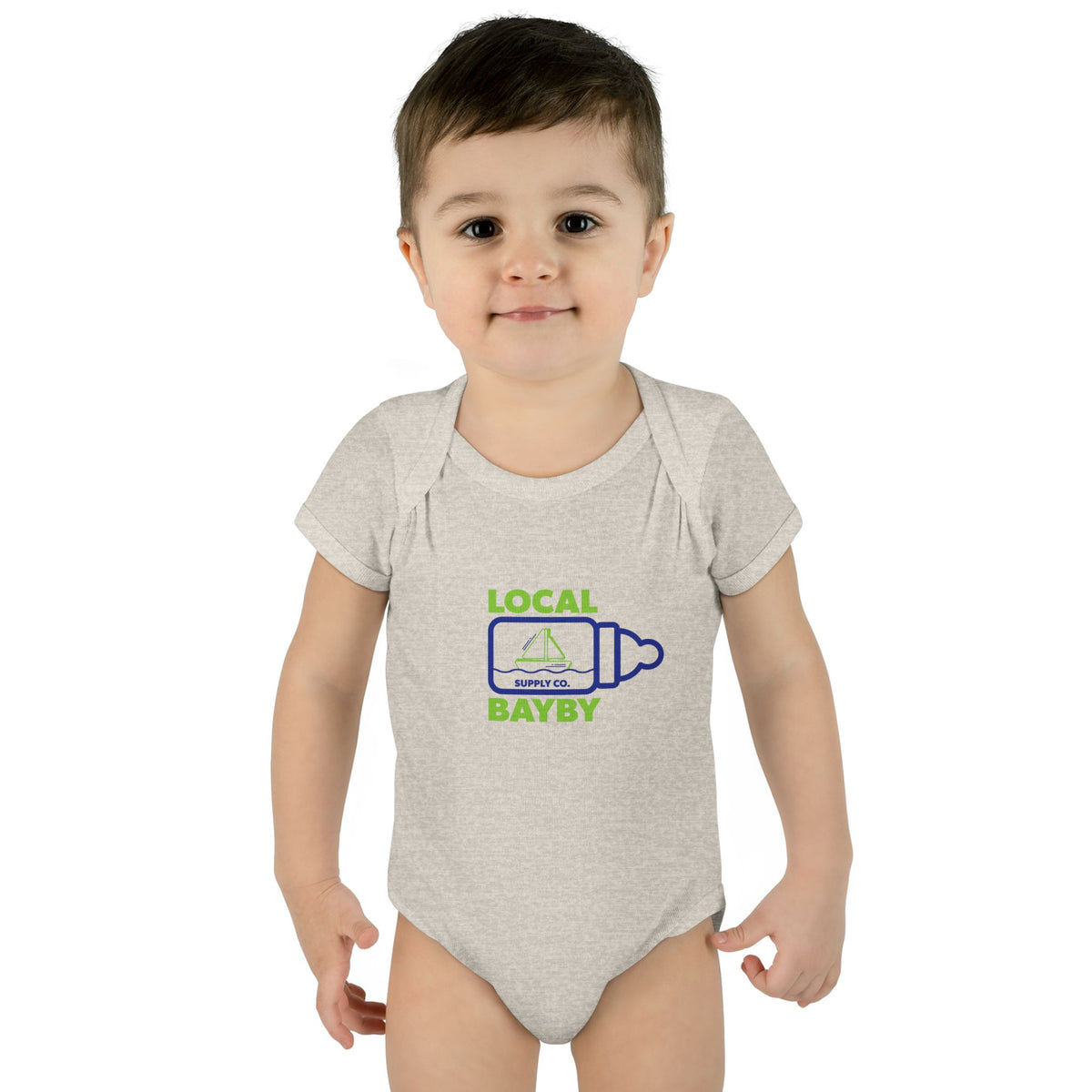 Lime Bayby Bottle Onsie