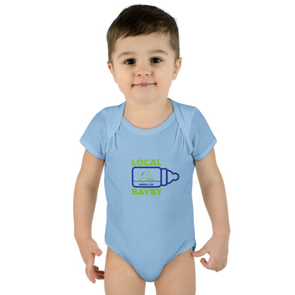 Lime Bayby Bottle Onsie